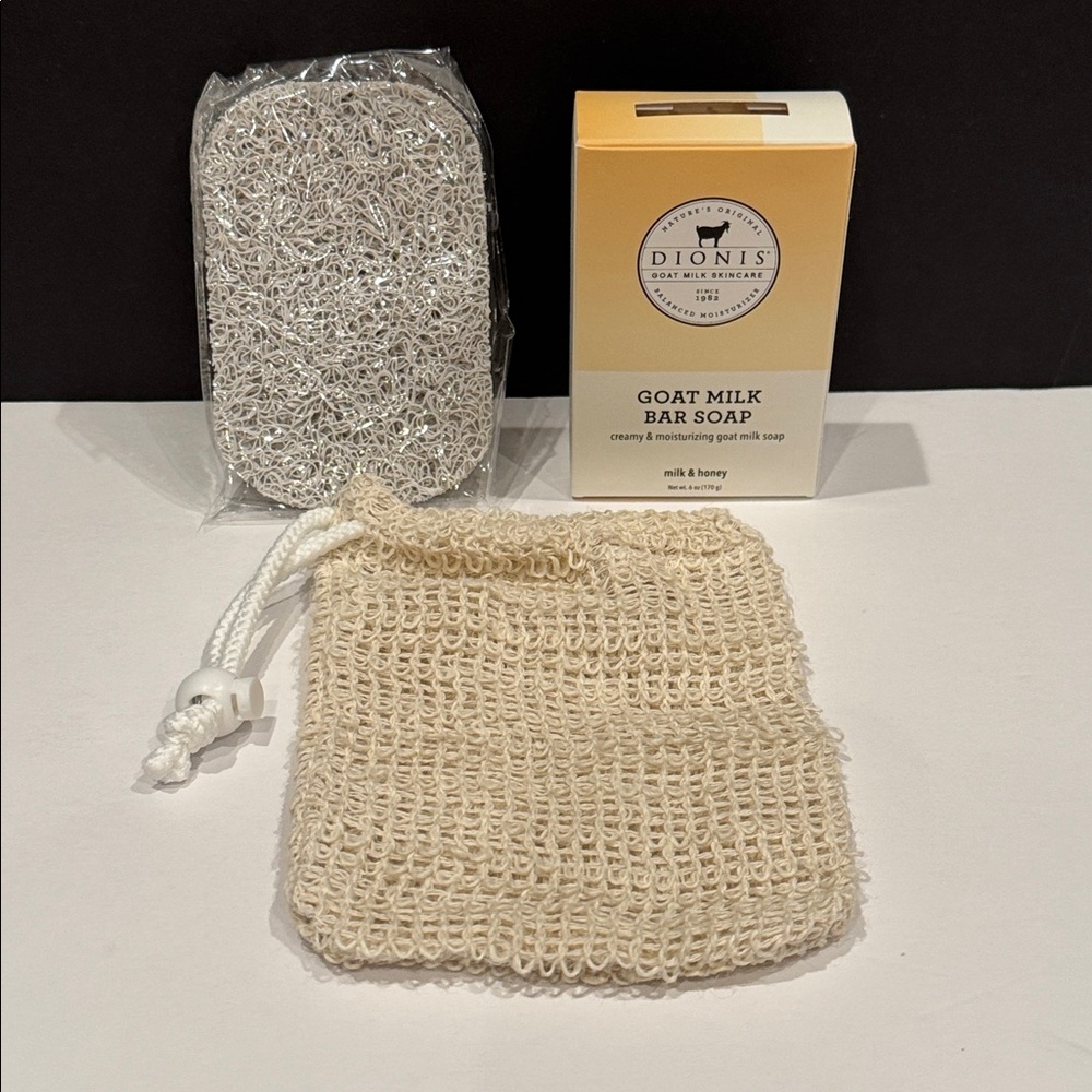 Goat Milk Bar Soap - Milk & Honey: 3 piece set- New Seal